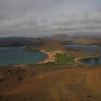 Isla Bartolomé, een klein eiland vlakbij het eiland Santiago